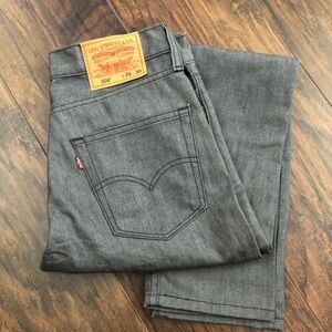 Levi’s Jeans Mens 508 Gray W28 L30